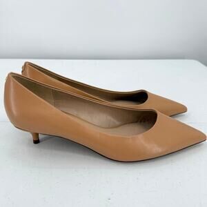 NEW Sam Edelman Women's Franci Luxe Tan Kitten Heel Pump Shoes Size 9.5